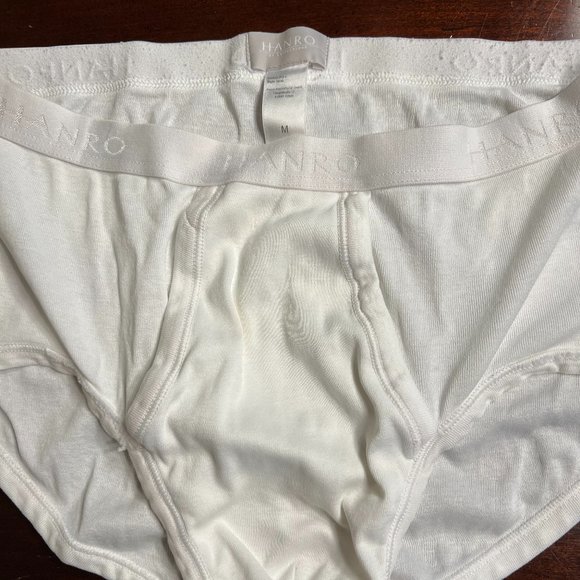 Hanro Other - Hanro Men's Medium White Briefs with Fly Size Medium